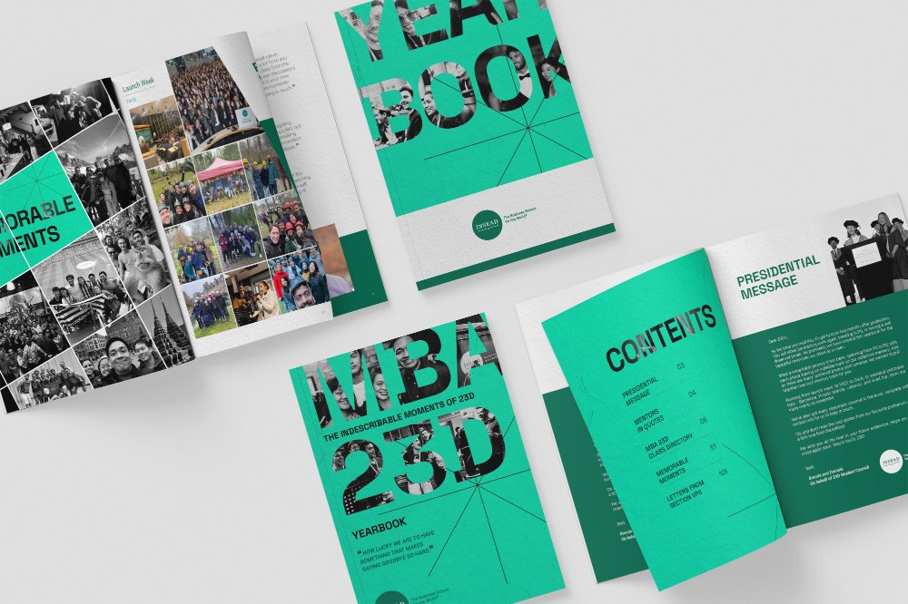INSEAD — yearbook design & print production