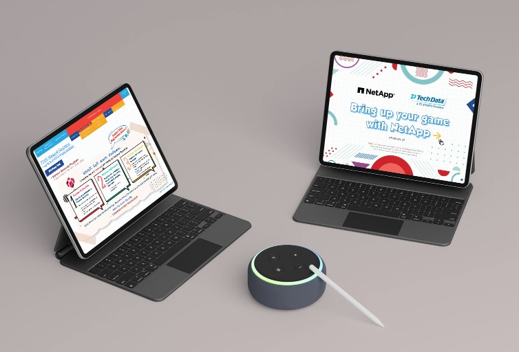 Tech Data × NetApp — interactive digital playbook