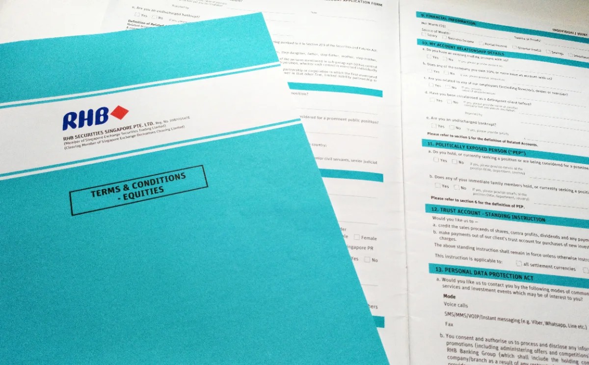 RHB Securities — financial report & collateral design