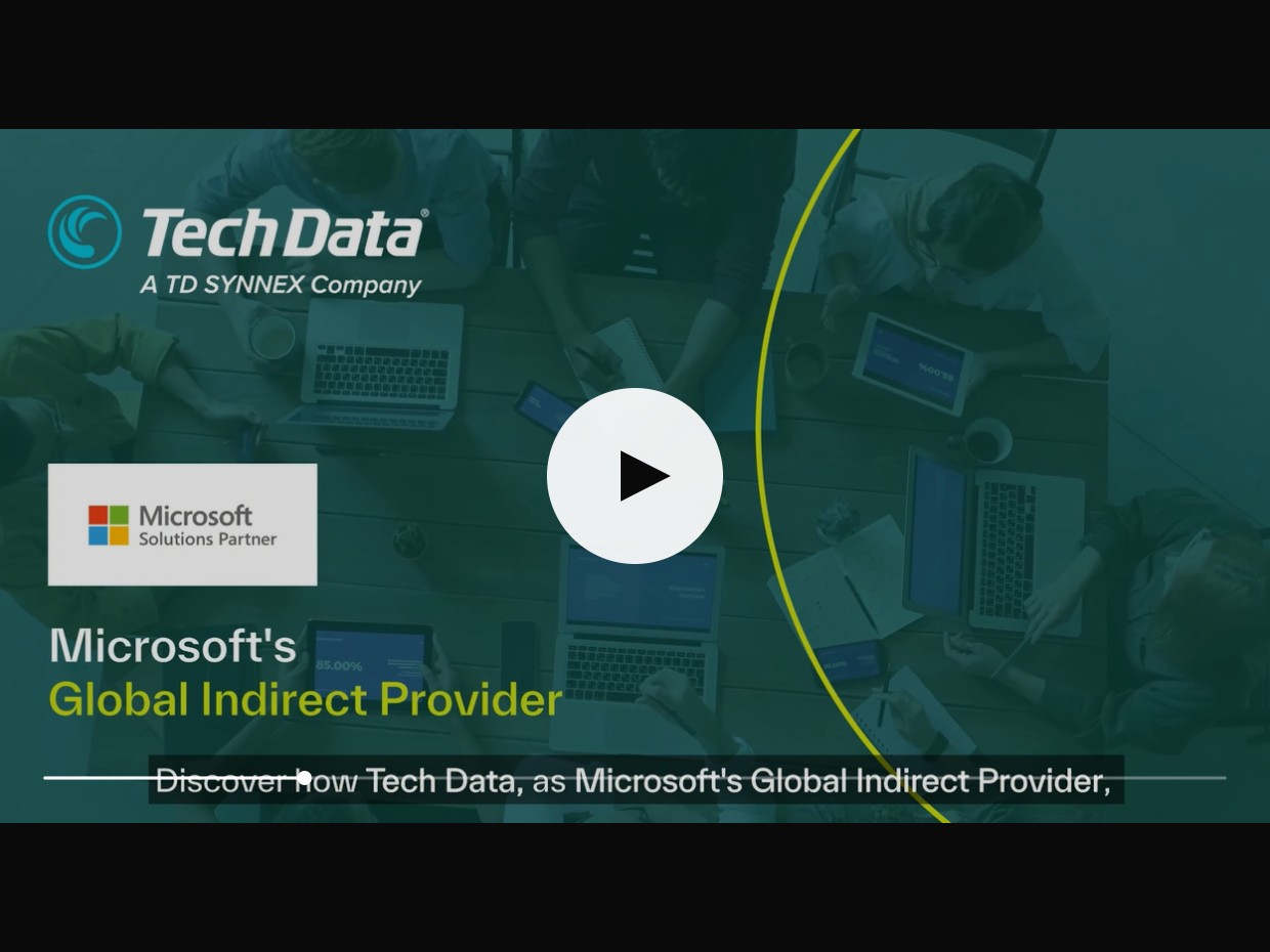 Tech Data × Microsoft — marketing video